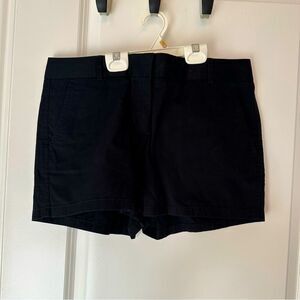 J. Crew Factory black 5” chino shorts